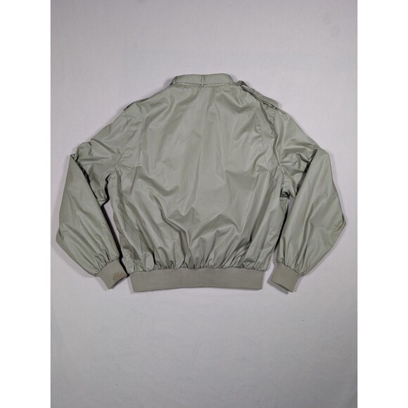 Vintage Members Only Jacket Mens 48 Green Full Zip Bomber Pockets Lined Racer - Picture 3 of 9